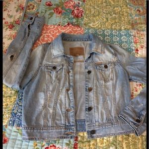 Hollister Co.  cropped Jean Jacket